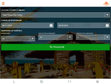 Tablet Screenshot of hotelparquedasfontes.com.br